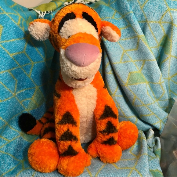 Disney Other - Walt Disney World 18” Tall Sitting Tigger Smiling Plush Stuffed Animal